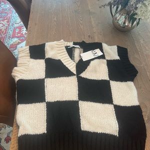 Zara sweater vest